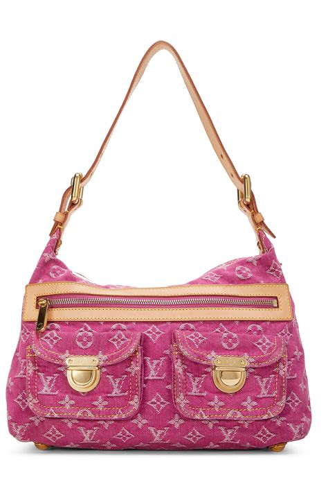 louis vuitton pink cross body bag|louis vuitton pink denim bag.